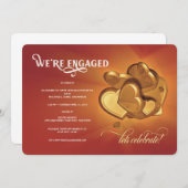 Nous sommes engagés Invitation de fête (Devant / Derrière)