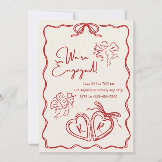 Nous sommes engagés - Invitation de la partie d'en (Devant)