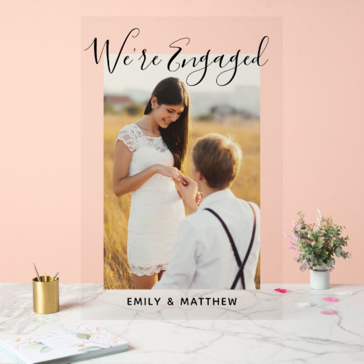 Nous sommes engagés pour une partie d'engagement p (Mariage)