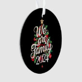 Nous sommes famille Noël 2024 Correspondant Pyjama (devant)