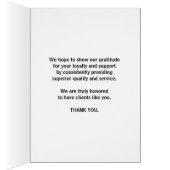 Nous sommes honorés par votre confiance dans notre (Intérieur (Droit))