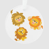 "Nous sommes ici ! !" Ornement acrylique Lions Car (devant)