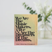 Nous sommes la carte postale de fabricants de (Debout devant)