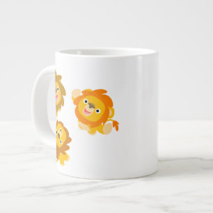"Nous sommes là !!" Mug géant Lions de dessin anim