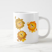 "Nous sommes là !!" Mug géant Lions de dessin anim (Droite)
