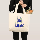 Nous sommes Linux Large Tote Bag (Devant (produit))