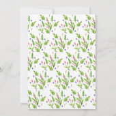 "Nous sommes mariés" Faire-part de fleurs d'été (Dos)