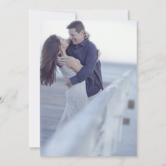 Nous sommes mariés - Faire-part de réception de ma (Dos)