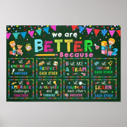 Nous sommes mieux en classe Poster (Devant)