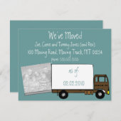 Nous sommes Moving Faire-part Cartes (avec photo m (Devant / Derrière)