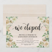 Nous sommes partis en amoureux, Carte d'invitation (Devant / Derrière)