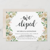 Nous sommes partis en cachette, Carte d'invitation (Devant / Derrière)