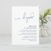 Nous sommes partis en cachette, Invitation de fête (Debout devant)