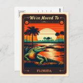 Nous sommes partis en Floride | Carte postale Vint (Devant / Derrière)