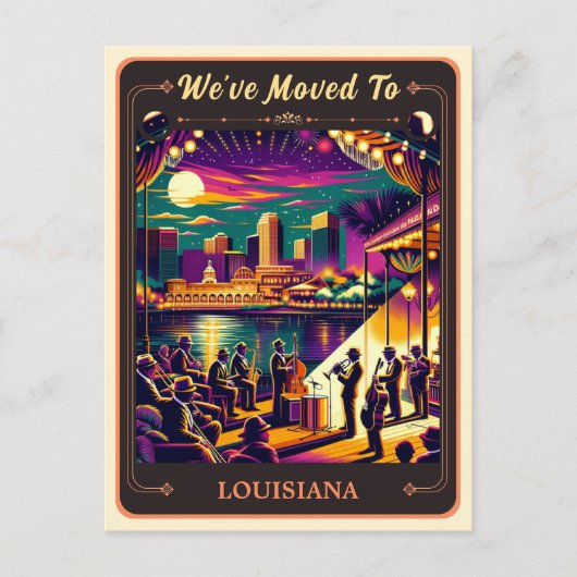 Nous sommes partis en Louisiane | Carte postale Vi (Devant)