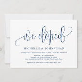 Nous sommes partis en voyage de noces, Invitation (Devant)