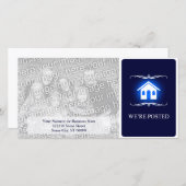 nous sommes postés faire-part : mod home (Devant / Derrière)