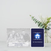 nous sommes postés faire-part : mod home (Debout devant)