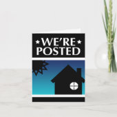 nous sommes postés faire-part : pop home (Devant)