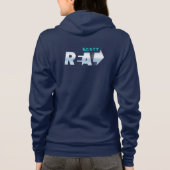 Nous sommes Réel | Sweat à capuche à fermeture écl (Dos)