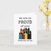 Nous sommes si fiers de vous, Félicitations, Carte (Fleur jaune)