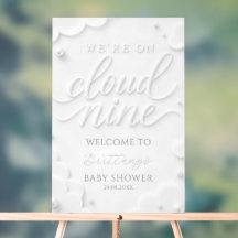 Nous sommes sur un nuage de rêve Baby Shower Bienv