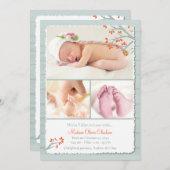 Nous sommes tombés dans l'amour Faire-part de nais (Devant / Derrière)