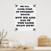 NOUS SOMMES TOUS DANS LE MÊME POSTER DE BATEAU (Cuisine)