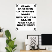 NOUS SOMMES TOUS DANS LE MÊME POSTER DE BATEAU (Bureau à domicile)