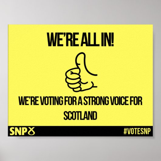Nous sommes tous dans - SNP Poster (Devant)