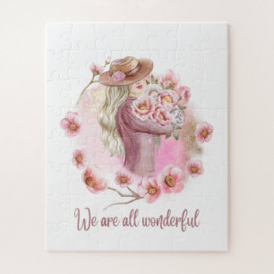 Nous sommes tous de merveilleux puzzles Fille fl