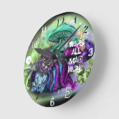 Nous sommes tous fous ici Horloge de chat (Angle)