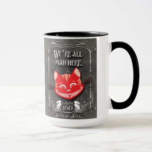"Nous sommes tous ici" tasse folle de chat de (Droite)