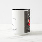 "Nous sommes tous ici" tasse folle de chat de (Centre)
