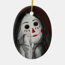 Nous sommes tous Poupées ici II Ornement en cérami