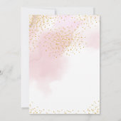 Nous Sommes Tutu Excitée Invitation Baby shower (Dos)