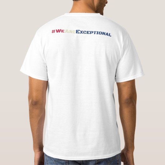 Nous Sommes Un T-shirt Exceptionnel (Dos)