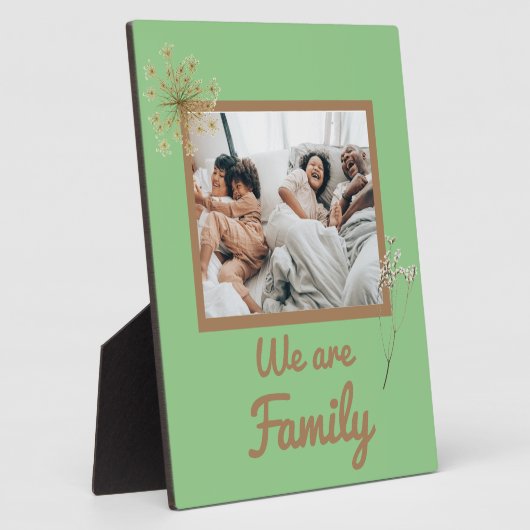 nous sommes une famille Plaque de table 8x10 avec  (Côté)