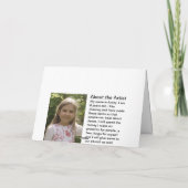 Nous sommes venus pour l'adorer carte de Noël (Dos)