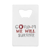 Nous survivrons à COVID-19 - Force et résilience (Dos)