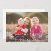 Nous t'aimons Carte Fête de la Mère de grand-mère (Devant / Derrière)