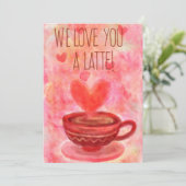 Nous t'aimons Dernière Carte Saint Valentin (Debout devant)