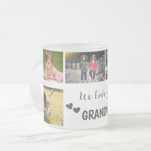 Nous t'aimons Grand-mère Photo Collage Mug