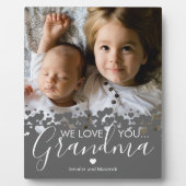 Nous t'aimons Grand-mère Plaque Photo (Devant)