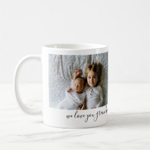 Nous t'aimons, grand-père 2 Photo Mugs personnali