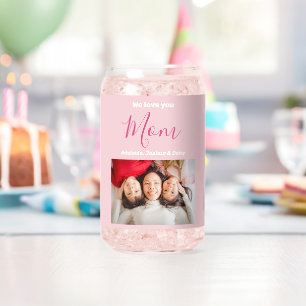 Nous t'aimons Maman Bonne Fête des Mères Rose Pers