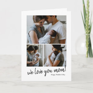 nous t'aimons maman photo carte de fête des mères