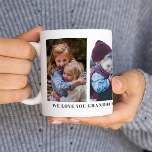 Nous t'aimons Mamie Mug Personnalisé Personnalisé