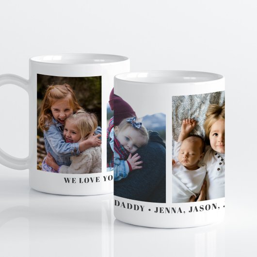 Nous t'aimons Papa Mug Personnalisé Personnalisé