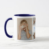 Nous t'aimons Papa Photo Collage Mug (Gauche)